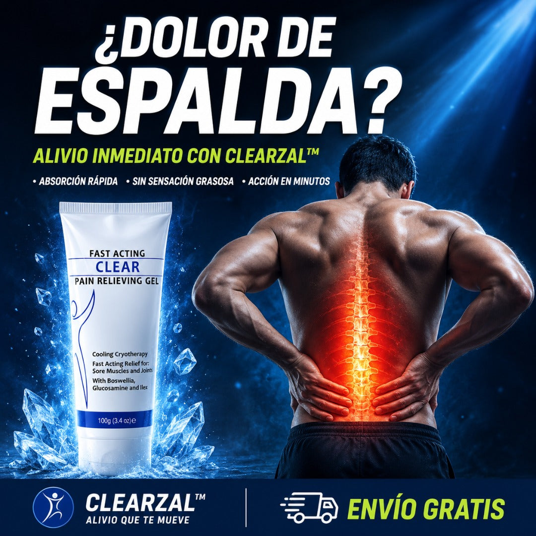 ClearZal™ - Alivio Rápido y Efectivo para Dolores Musculares y Articulares