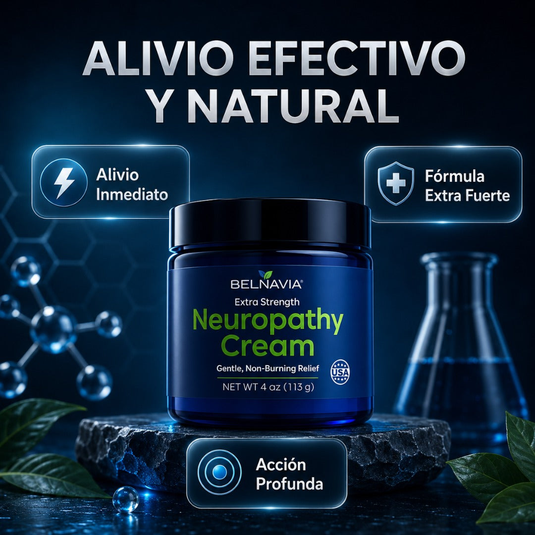 Alivio Efectivo y Natural para la Neuropatía - Fórmula Extra Fuerte