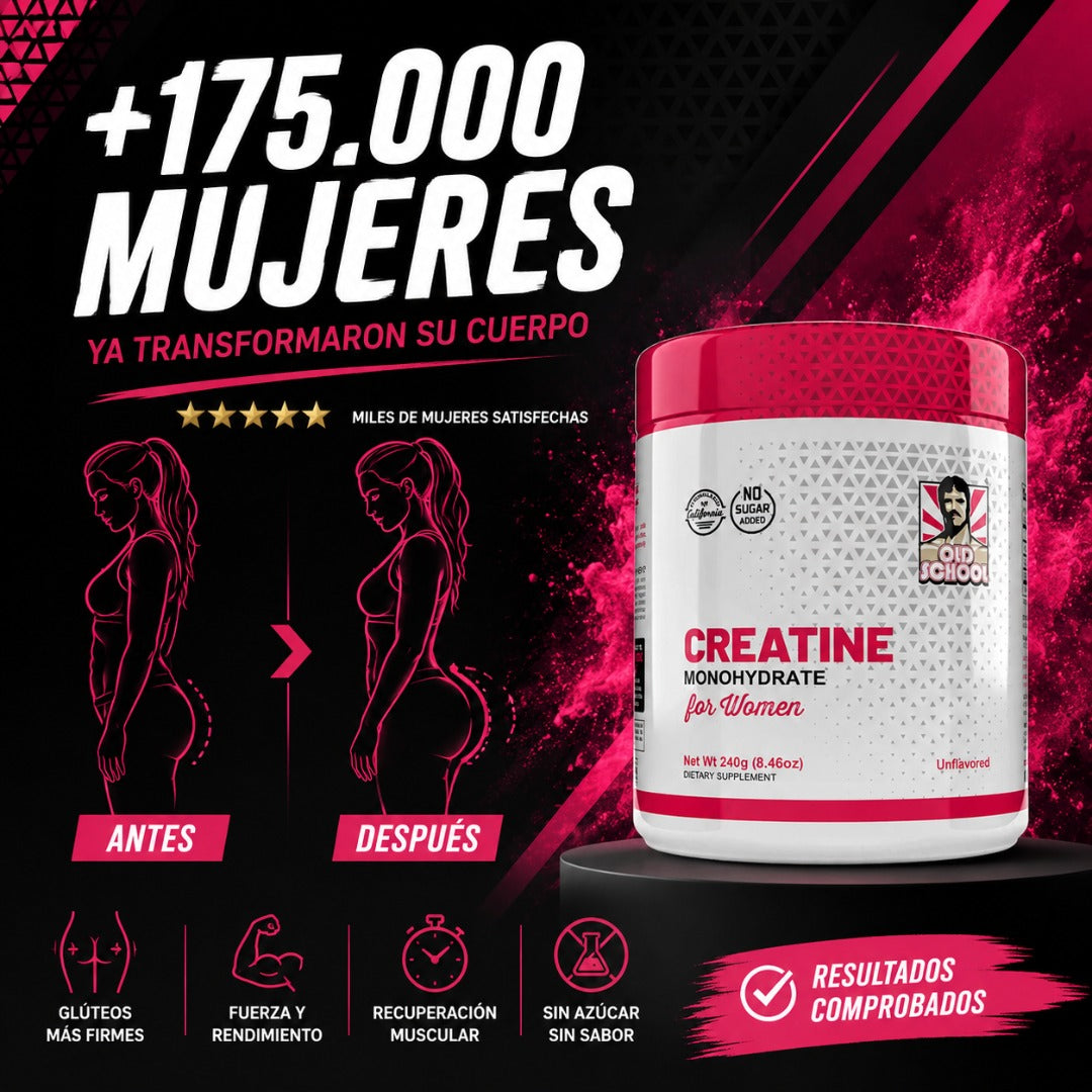 Creatina Monohidratada para Mujeres