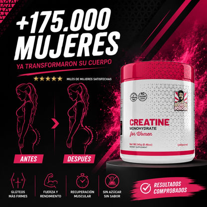 Creatina Monohidratada para Mujeres
