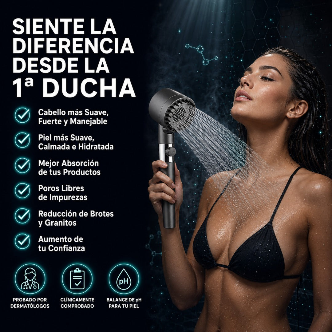 Cabezal de Ducha Filtrante Premium