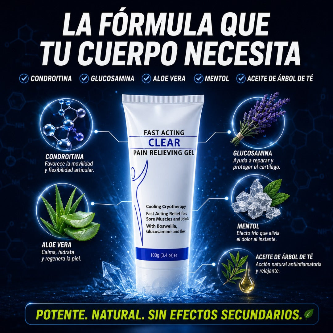 ClearZal™ - Alivio Rápido y Efectivo para Dolores Musculares y Articulares