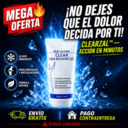 ClearZal™ - Alivio Rápido y Efectivo para Dolores Musculares y Articulares