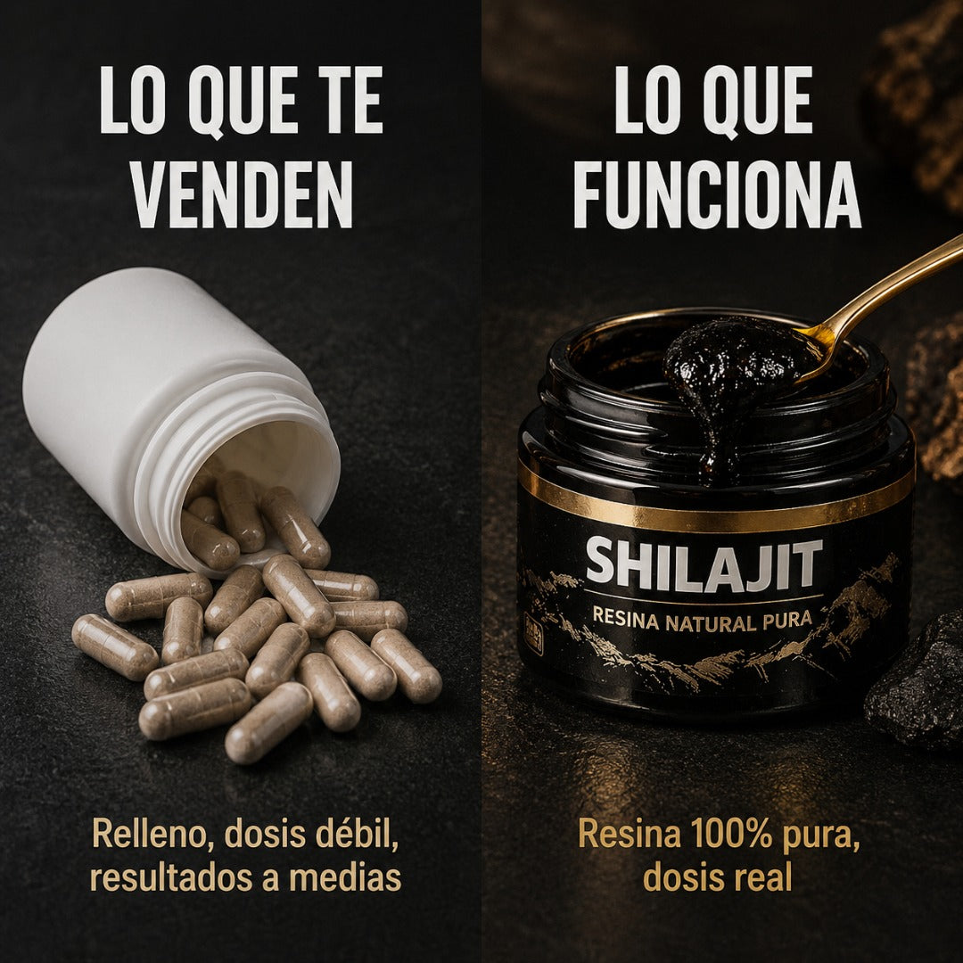 Resina SHILAJIT™ – Energía, Libido y Vitalidad Sin Químicos